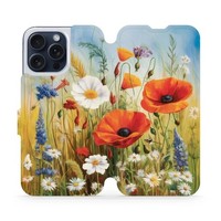 HandyhüLle Mit Klappe FüR Iphone 15 Pro Max Mobiwear Case Cover Wiesenblumen