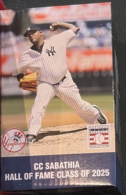 NY YANKEES HALL OF FAME REPLICA PLAQUE SET 3 SGA HOF CC SABATHIA