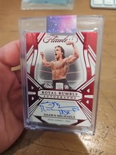 2024 Flawless WWE Royal Rumble Autograph Shawn Michaels Ruby /15