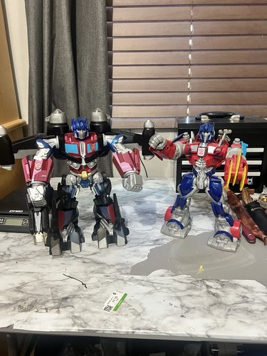 2 Optimus Prime Transformers Talking Action Figure Jet Pack , Buzzsaw - Picture 5 of 11