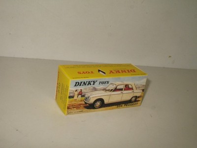 box 510 dinky toys for Peugeot 204, faithful repro in hard cardboard