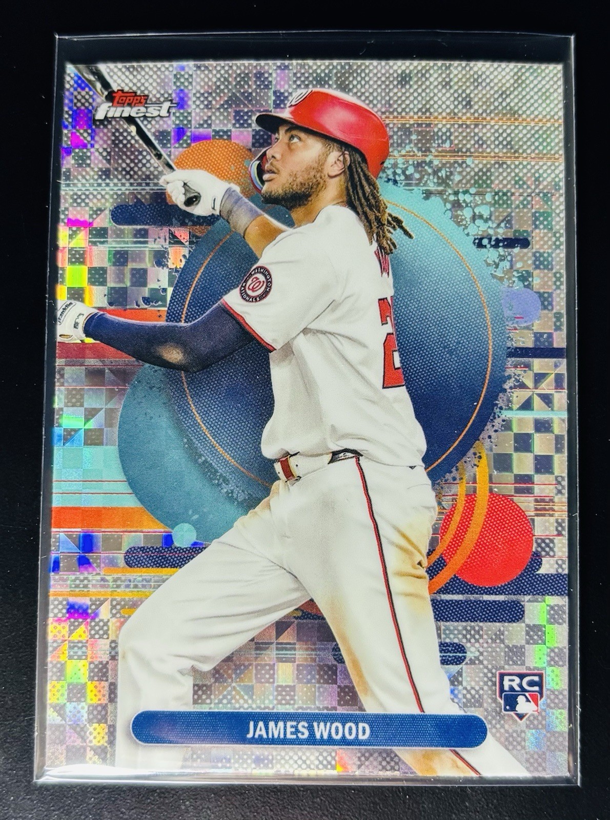 James Wood 2025 Topps Finest Uncommon Xfractor Rookie RC  Washington Nationals