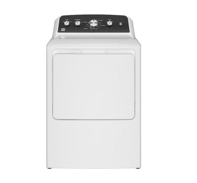 #ad #ad GE 7.2 Cu. Ft. Electric Dryer with Long Venting up to 120 Ft White Matte Black $294.99