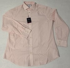 New With Tags Charles Tyrwhitt Slim Fit Dress Shirt Men 16.5 x 34 Pink