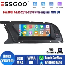 8.8" Car Stereo GPS Sat Nav Apple CarPlay For High Audi A4 2013-2016 BT Navi+CAM