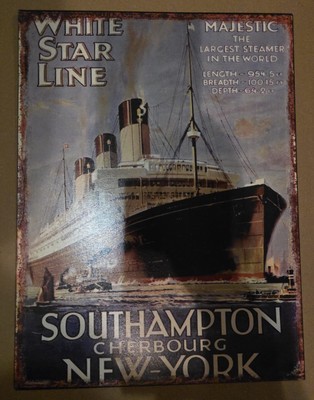 White Star Line Plakat | Vintage | Werbung