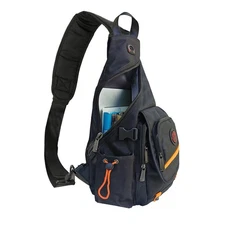 Large Sling Bag Backpack Pack 13" 14" Laptop Bag Satchel Festival Travel Black