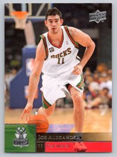 2009 Upper Deck Joe Alexander #106 Milwaukee Bucks