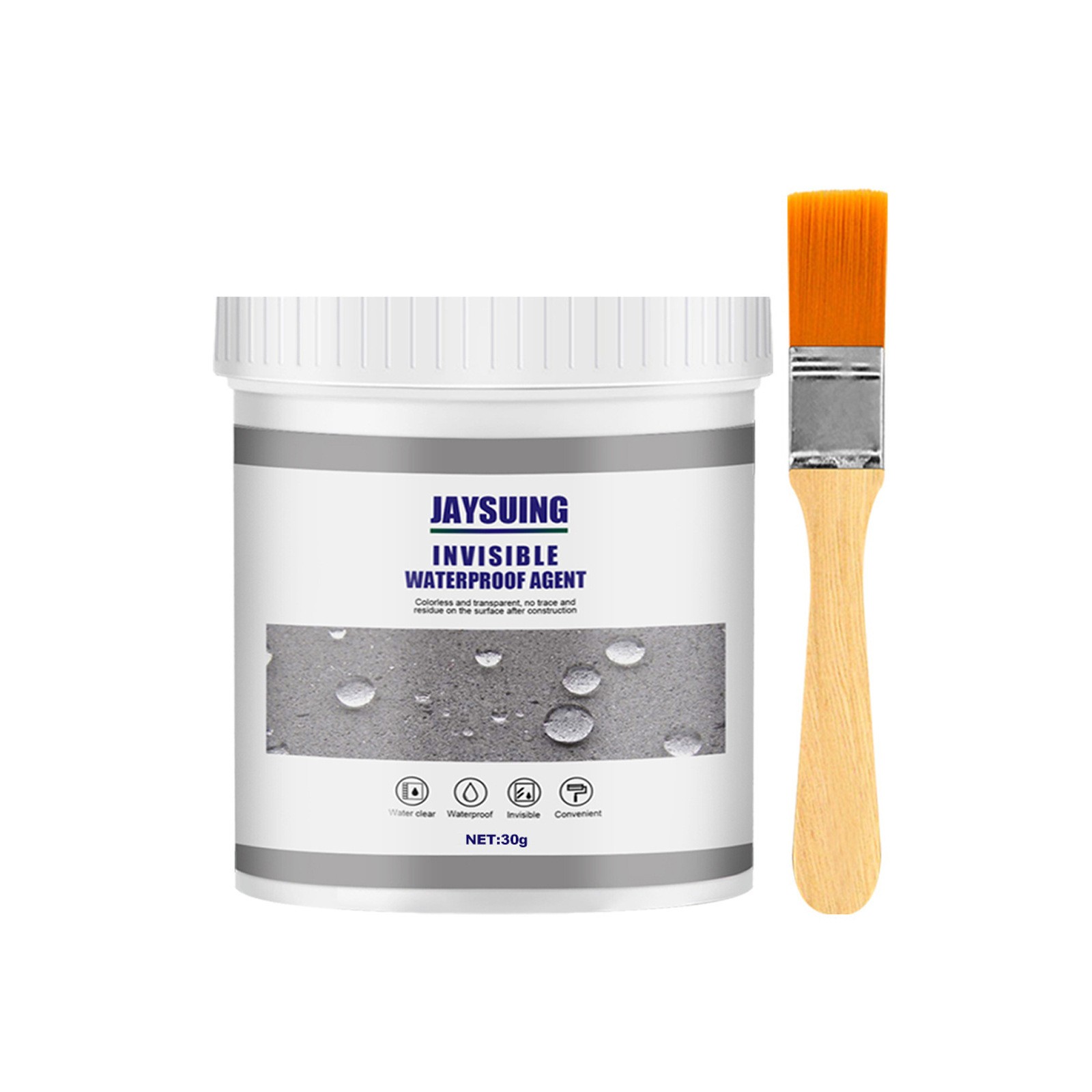2× Invisible Waterproof Agent Insulating Sealant Anti-Leakage Agent + Brush USA