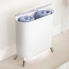Sharper Image SpaStudio Towel Warmer, 3333012 Large Capacity White Spa Fresh