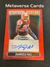2025 Panini Prizm Black Sensational Red #SS-DHL DeAngelo Hall Auto 30/99