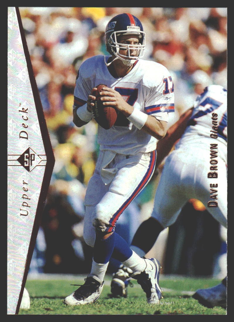Dave Brown #77 1995 SP New York Giants