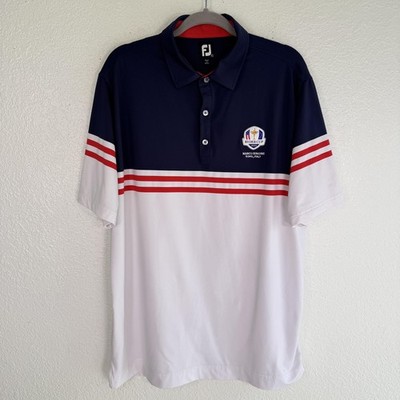Ryder Cup 2023 Polo Shirt Mens XL Marco Simone Golf Club Rome Italy FootJoy