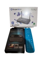 SuperBox S5 Pro Streaming TV Media Player 6K WiFi 6 + Wireless Mini Keyboard-NEW
