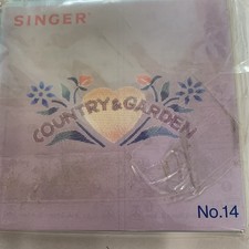 Singer Embroidery Design Card #14 Country & G...