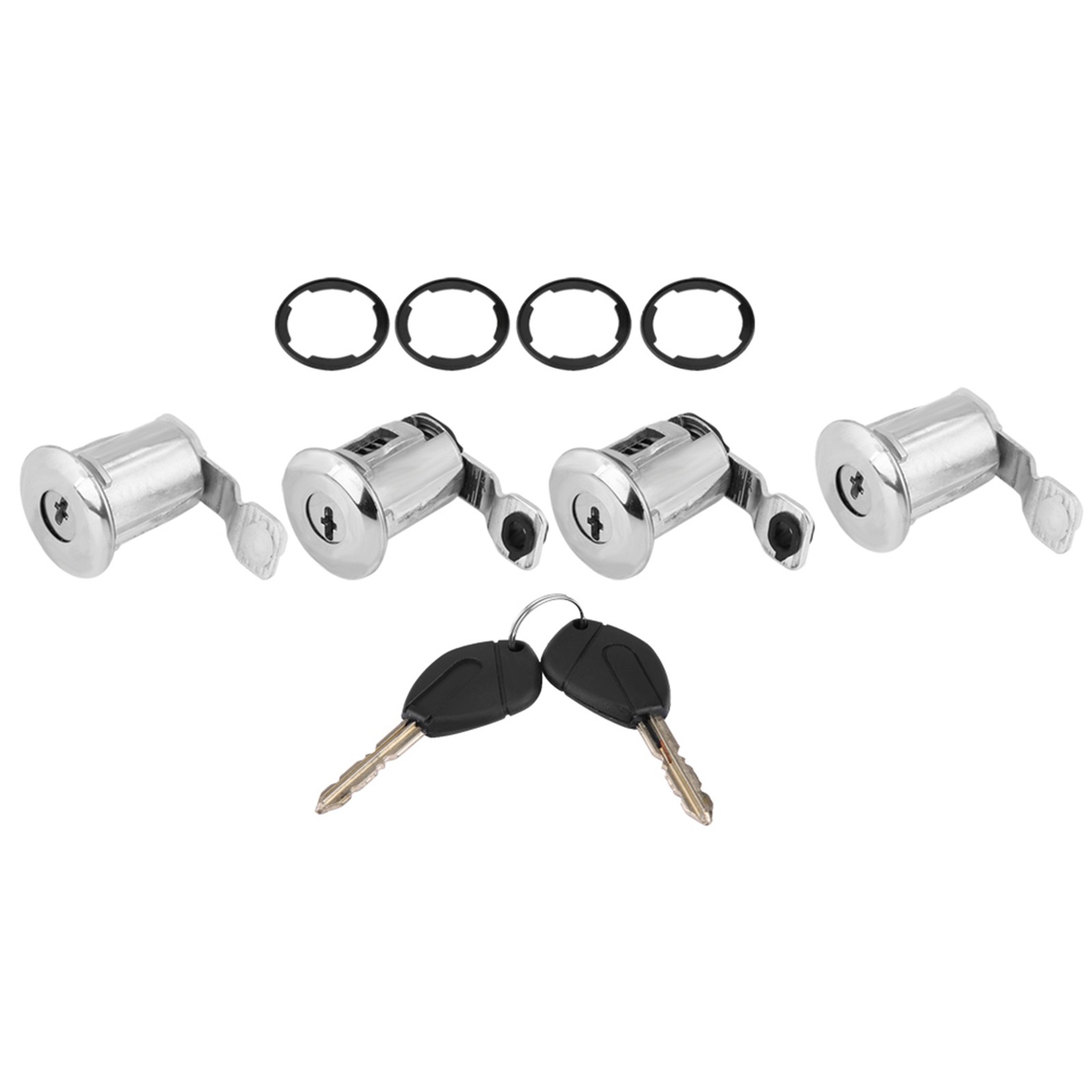 ⁺2 252522 Car Door Lock Barrel Set With Keys For Partner