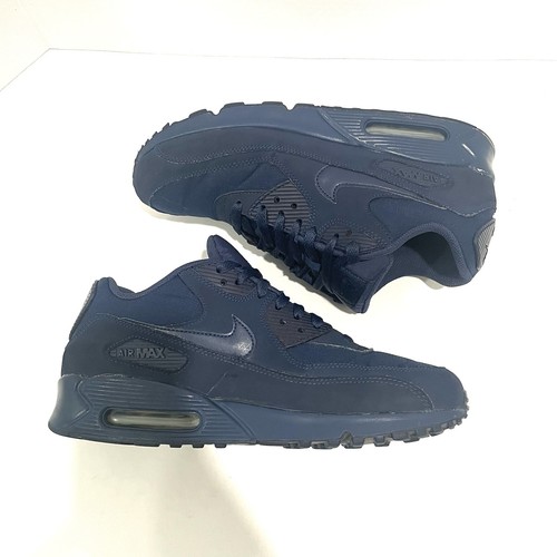 Nike Air Max 90 Essential Midnight Navy Sneakers US Size 8.5 Men's 537384-412 - Picture 4 of 13