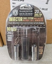 H&R 20GA Invector Choke Value Pack IMP CYL, FULL & TKY BRO/MOS/WIN/NEF/H&R 72949