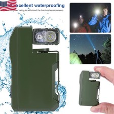 400LM Portable Rechargeable 3 Modes EDC Flashlight Pocket Keychain Light