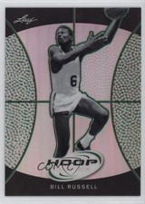 2012-13 Leaf Metal Hoop Matrix Green 22/99 Bill Russell #HM-BR1 HOF 09jb