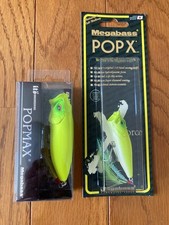 Megabass Pop Max & Pop X Set DO CHART Unopened/Near Mint