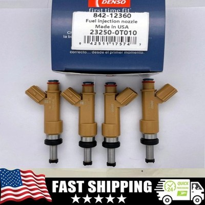 4X Genuine OEM Denso Fuel Injectors For 09-18 Corolla Matrix 09-13 xD 1.8L