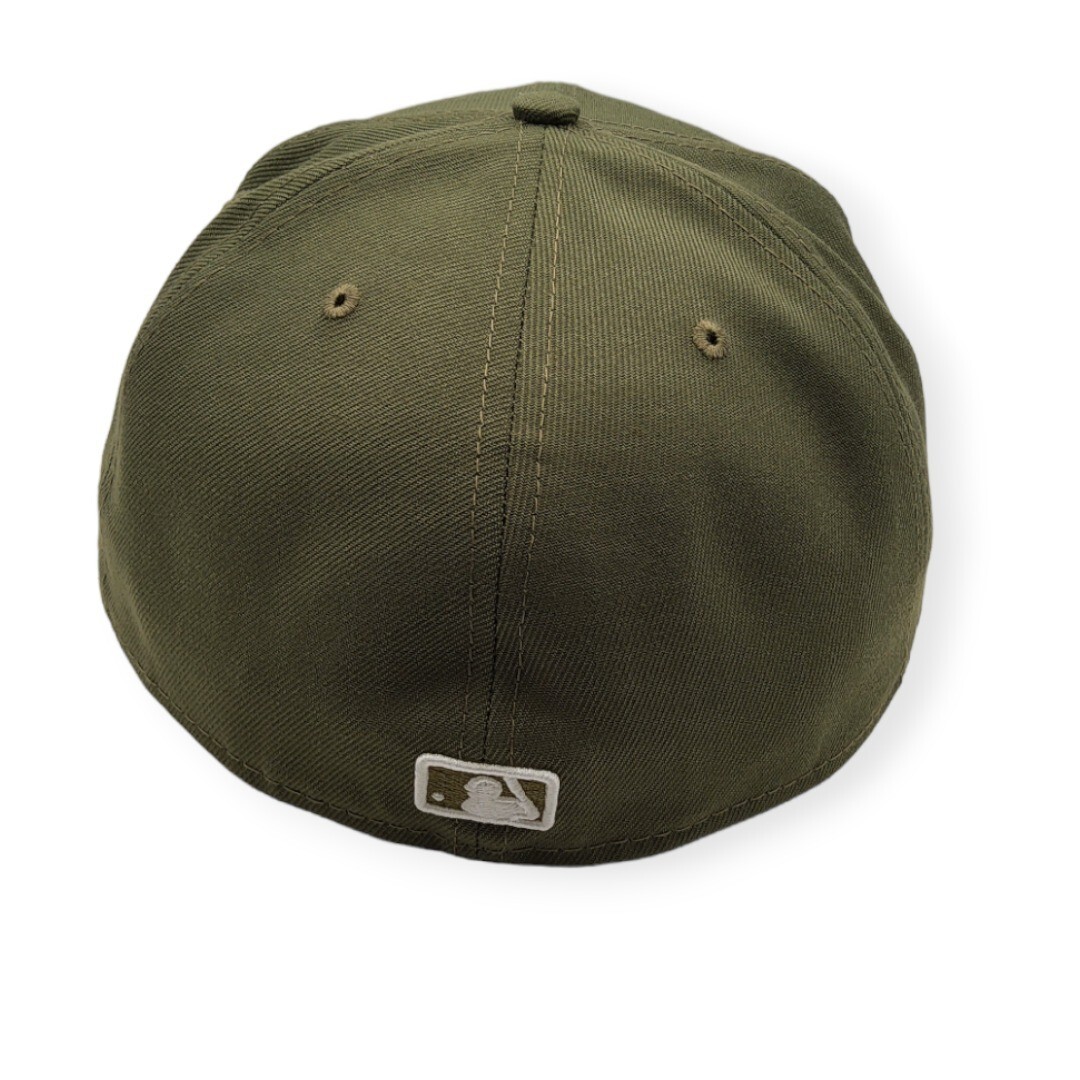 帽子 NEW ERA 59FIFTY LA DODGERS OLIVE 7 3/8 Los Angeles Dodgers New Era 59FIFTY Fitted Hat - Olive/Blue