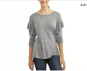 time and tru ruffle sleeve top