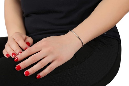 PinkBoy Morse Code Bracelets for Women, Men - Inspirational Bracelets for Her - Picture 5 of 5