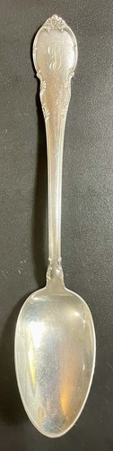 Lunt Sterling silver tablespoon Modern Victorian pattern ~ 8” 62g has monogram B