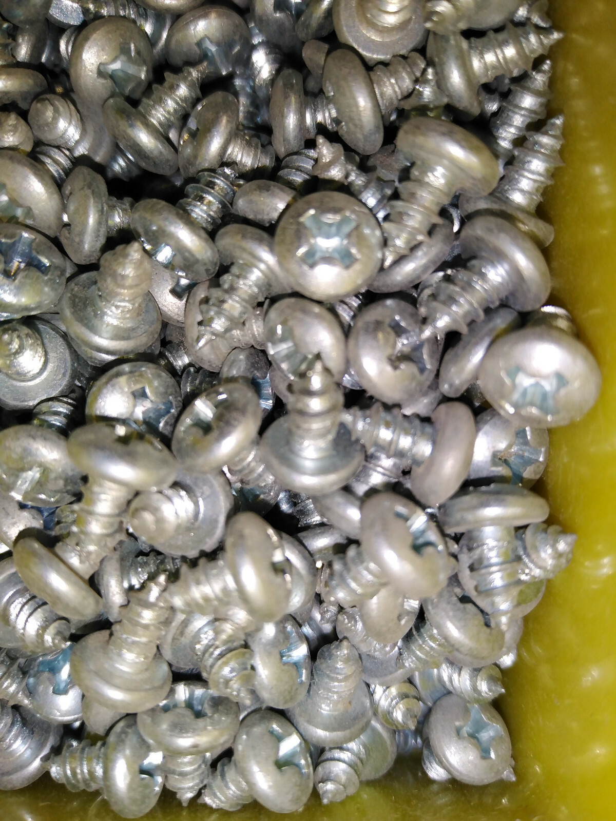 50 Stück Blechschrauben verzinkt mit Kreuzschlitz 2,9x6,5 mm DIN 7981 Form C