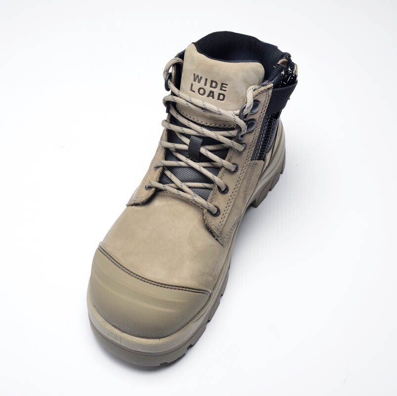 Wide Load 690SZ Stone 6E+ Extra Wide Fit Safety Work Boots