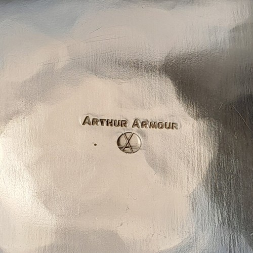 Arthur Rüstung Schale und Schmuck Geschirr Set Kiefer Baum gehämmert Aluminium - Bild 8 von 12