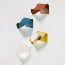 Lot 25 Modern Colorful Japanese Style Soap Dish Rack Tray Box Sticky Wall Mount