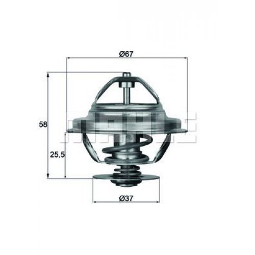 Mahle Original Thermostat, Coolant TX 21 80D-image