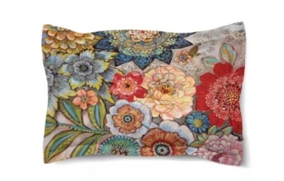 Laural Home Boho Bouquet 20'' x 26'' Comforter Sham(WS95)