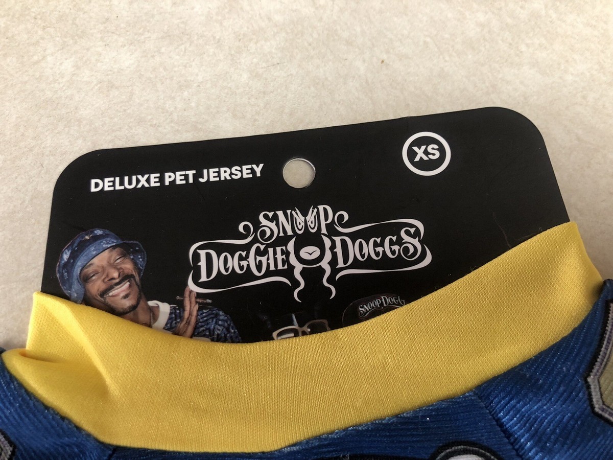 Snoop Doggie Doggs Dog Pet Stretch Halftime Deluxe Football Jersey