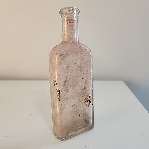 Vintage Liquid Glass Bottle - Picture 4 of 19