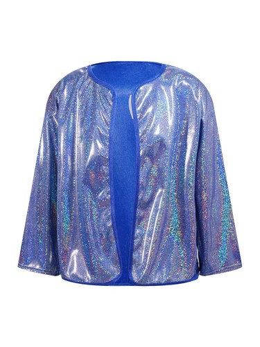 Kids Girls Outerwear Dance Shrug Soft Cardigan Stage Performance Shirts Party - Picture 22 of 90