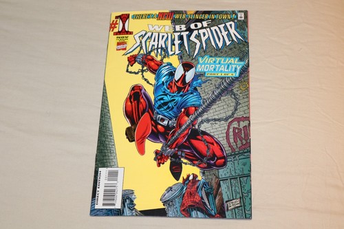 1995 Marvel Comics Web of Scarlet Spider #1 Comic Book - Picture 2 of 8
