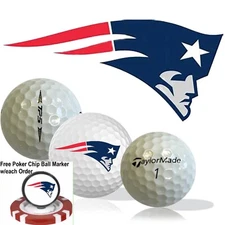 NFL New England Patriots • Golf Balls 12 pack • TaylorMade TP5 • Refinished