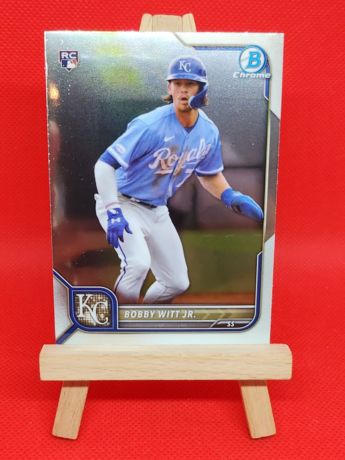 2022 Bowman Chrome Rookie Card Royals Bobby Witt Jr  RC #77