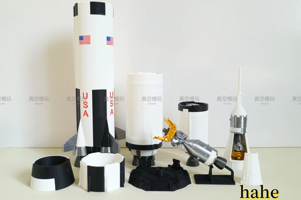 1/200 Scale Apollo Saturn V Skylab Rocket Model 3D Painted Finished Model Gift - Image 4 of 4