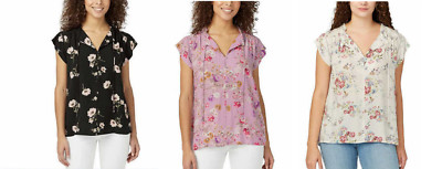 Buffalo David Bitton Women's Flutter Sleeve Top