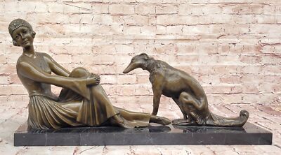 Friends Forever by Chiparus Bronze Marble Sculpture Hot Cast Large Figurine Gift