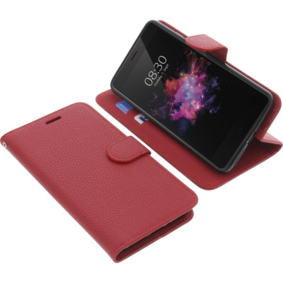 Tasche für TP-Link Neffos X1 Max Book-Style Schutz Hülle Handytasche Buch Rot