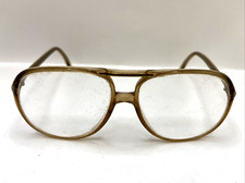 Luxottica Eyeglasses Reggie Lite Brown Oversized Italy Frames Only 55-14-135