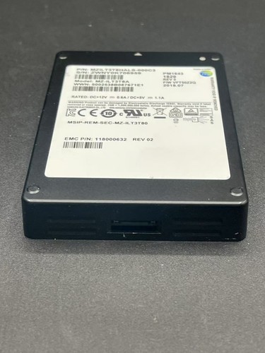 EMC Samsung PM1643 3,84 To SAS 12 Go/s 2,5'' SSD MZ-ILT3T8A (520B) !!! - Photo 4/4