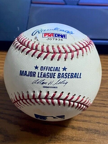 RON GUIDRY SIGNED AUTOGRAPHED OML BASEBALL! Yankees! "GATOR"! PSA! - Picture 2 of 2