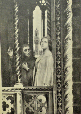 Cartolina Personaggi Storici Firenze - Dante e Beatrice - 1910 Postcard (A9)